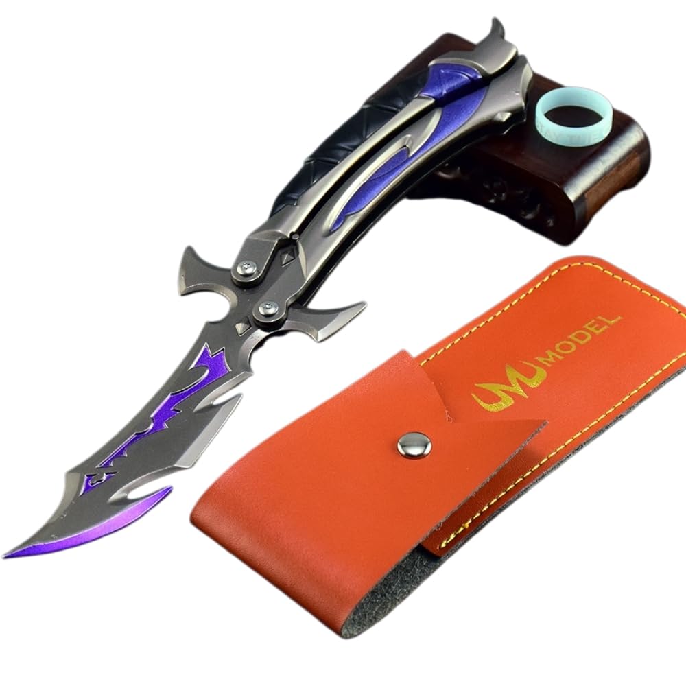 Valorant Reaver Butterfly Knife Replica – Metal Display & Cosplay Knife