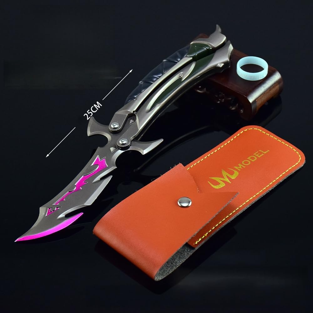 Valorant Reaver Butterfly Knife Replica – Metal Display & Cosplay Knife