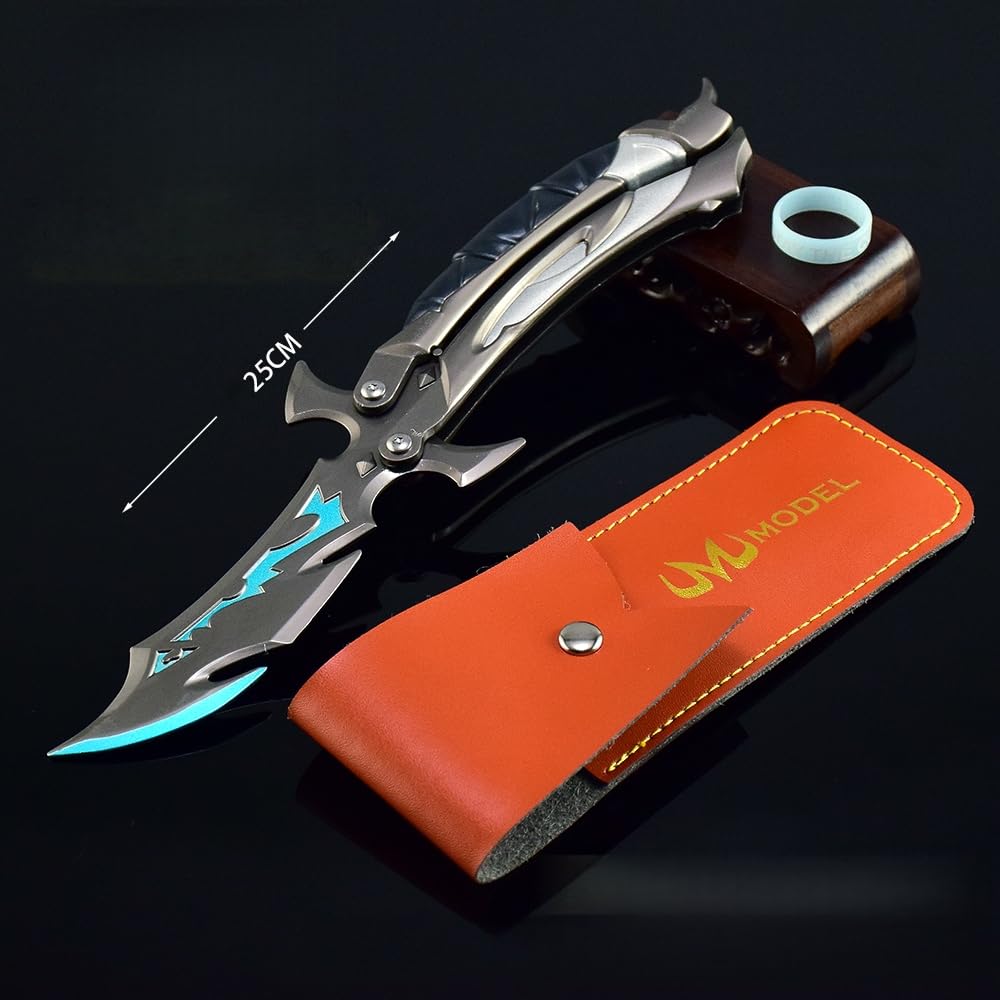 Valorant Reaver Butterfly Knife Replica – Metal Display & Cosplay Knife