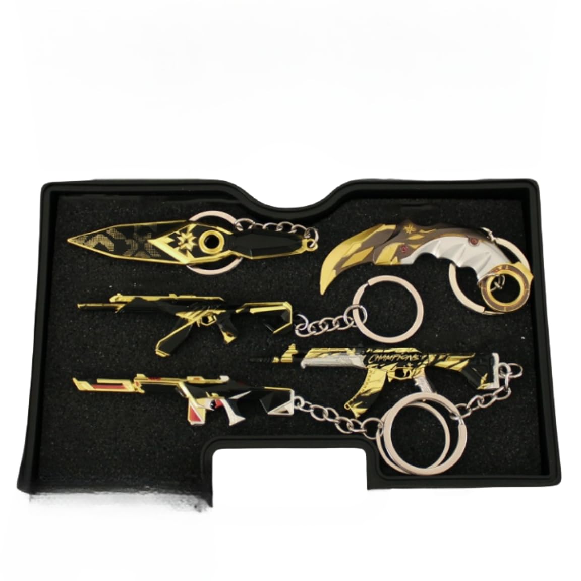 Valorant Games Mini Weapons Models Keychain Set (5-10cm)