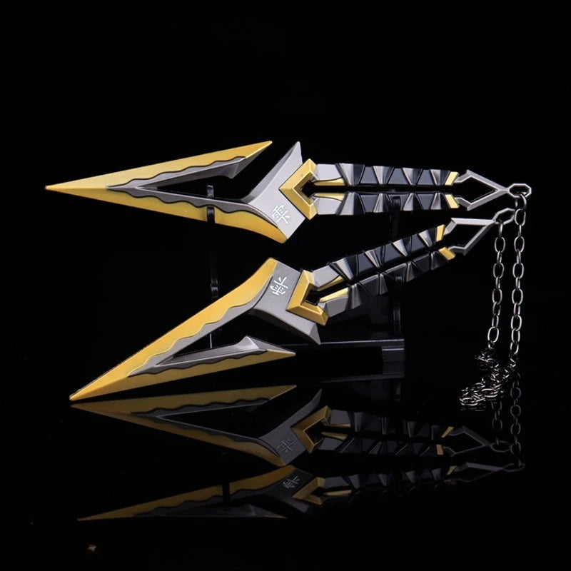 16cm Valorant Knife Kuronami No Yaiba Upgrade Alloy Model Game Melee Weapon Peripherals Militery Training Knives Toys Safety Boy