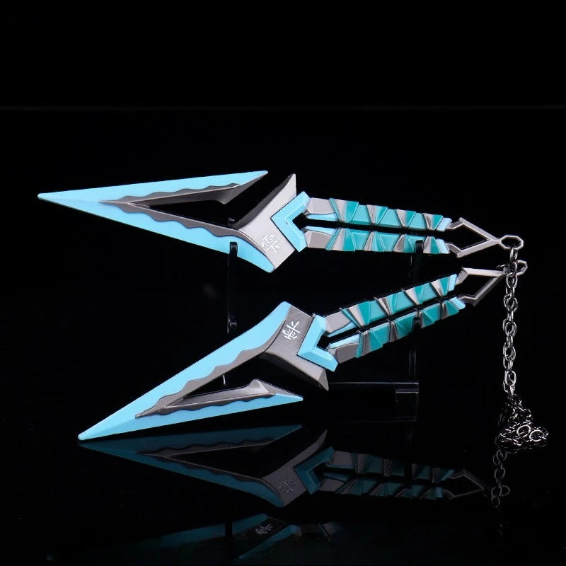 16cm Valorant Knife Kuronami No Yaiba Upgrade Alloy Model Game Melee Weapon Peripherals Militery Training Knives Toys Safety Boy